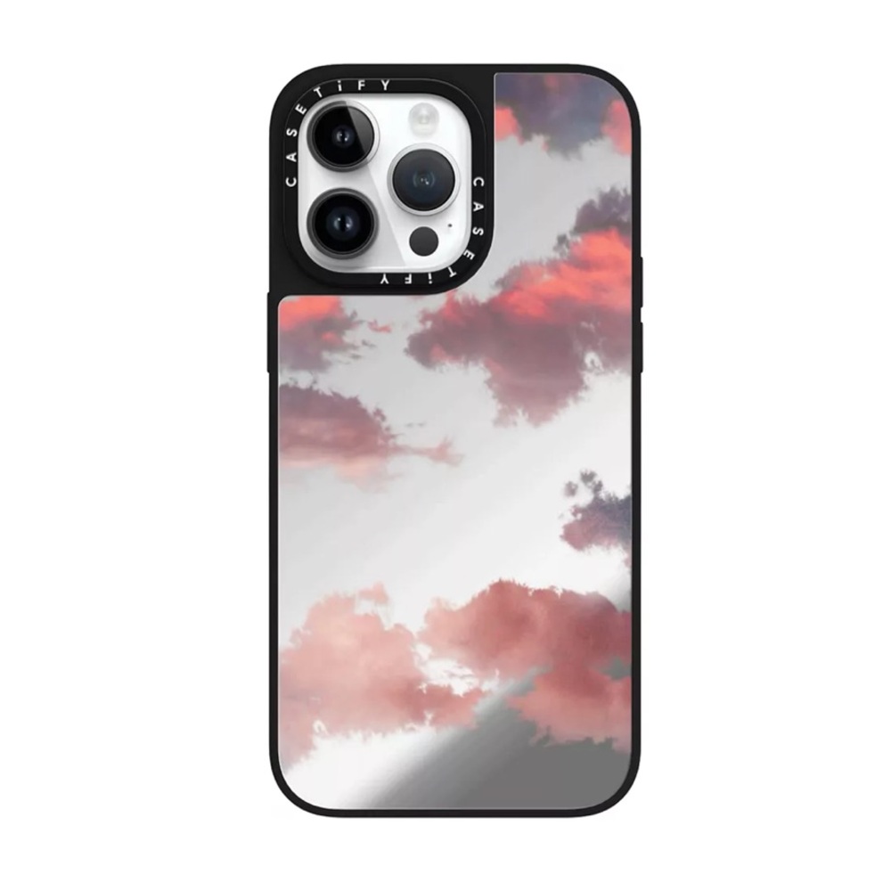Casetify Mirror Case with MagSafe for iPhone 15 Pro Max - Clouds